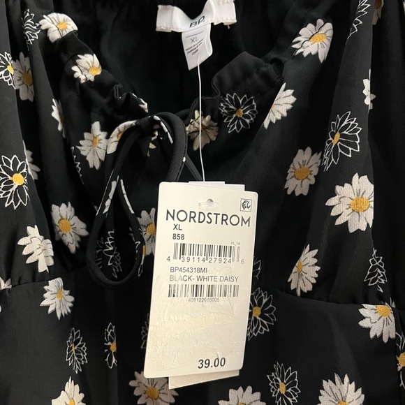 NWT BP Ditsy Floral Tie Front Mini Dress Size XL - Picture 6 of 9